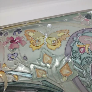 Butterfly Jewelery Box Joan Baker Hand Painted - Picture 1 of 6