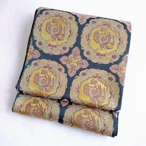 Cinturón de kimono japonés Tsuzure Ori Fukuro Obi - Imagen 1 de 7