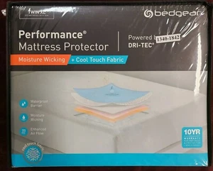 Bedgear Dri-Tec Performance Mattress Protector Moisture Wicking Twin XL - New - Picture 1 of 2