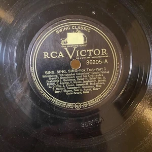 BENNY GOODMAN Sing, Sing, Sing - 1937 1st Press Victor 12” 78 SYMPOSIUM OF SWING - Picture 1 of 14