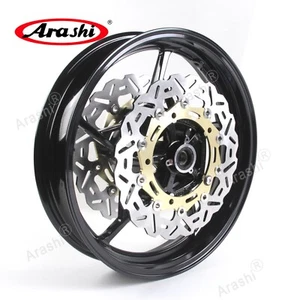 Fit Kawasaki Ninja 650 Z650 2017 - 2023 Front Wheel Rim and Brake Disc Rotor - Picture 1 of 8