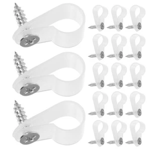 200 Pcs Wire Fixing Buckle Cables Organizer Wall Clamps for Cords - Afbeelding 1 van 10