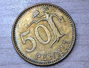 1976 Finland 50 Pennia - Picture 1 of 2