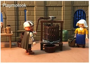 3d printed WINE PRESS  on Playmobil scale. Playmobil figures not included. - Picture 1 of 4