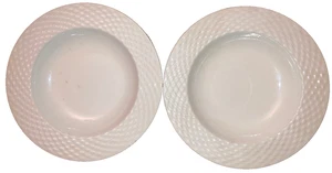 Pagnossin Eisenstein Treviso Korbgeflecht weiß Suppenschüssel Italien - 2er Set - Bild 1 von 4