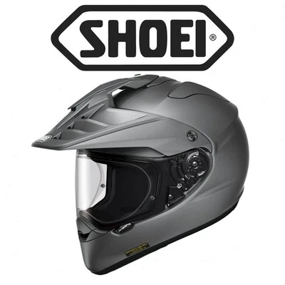 SHOEI HORNET X2 Adventure Motorcycle Helmet - Black Silver White Gray Matte Foto 1 de 4