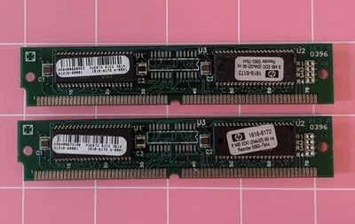 16MB 2x8MB SAMSUNG HP 1818-6172 72-pin Simm EDO 60ns 5.0V 5063-7944 Memory Kit - Image 1 of 4