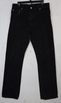 Levis 517 Jeans Mens Size 34x36 Black Denim Bootcut Western Cotton - Image 1 of 4