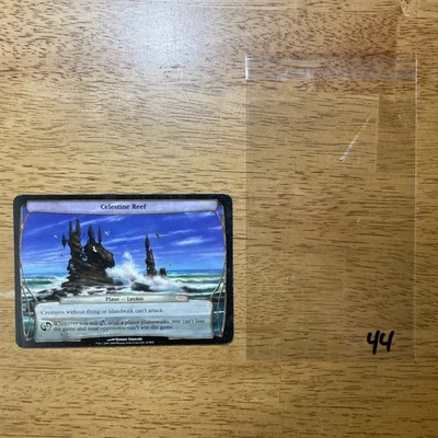 🌊 Celestine Reef - MTG Oversize - Planechase - DCI WPN Prerelease Promo 42 L44 - Image 1 of 4