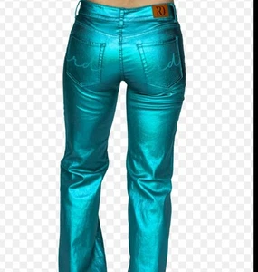 Ranch Dressn SIGNATURE HOSE - TÜRKIS METALLIC Gr. S - Bild 1 von 10