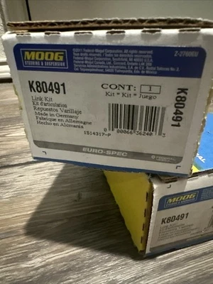 Barra estabilizadora delantera MOOG K80491 para modelos seleccionados de Mercedes-Benz 01-09 Foto 1 de 4