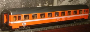 märklin-H0 4162.1 EUROFIMA Reisezugwg der SBB CFF FFS; orange 1.Kl Innenbeleucht - Bild 1 von 7