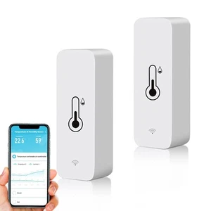WLAN Smart Thermometer Hygrometer Digitale Mini Innentemperatur und Feuchtigk... - Bild 1 von 7