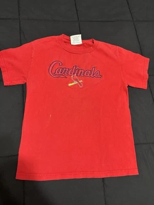 Camisa vintage Lee Sports St. Louis Cardinals YOUTH M 10/12 bordada MLB - Imagem 1 de 3