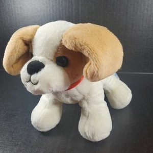 Battat King Beagle Charles Dog Plush 7" Stuffed Animal White Brown - Older Tag - Picture 1 of 11