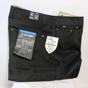 Kuhl RYDR Pants Mens 40x34 Espresso Black Ryder Hiking Full Seat Thigh 5016 - Picture 1 of 9