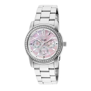Reloj de cuarzo para mujer Invicta Angel cristal rosa esfera mop 28687 - Imagen 1 de 1