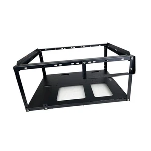 Computer Case Sturdy Steel Compatible 360mm Water Coling Systems Black Open - Picture 1 of 7