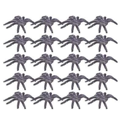  25 piezas decoraciones de Halloween accesorios de animales falsos de miedo araña Foto 1 de 4