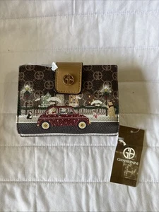 Portafoglio Bandolino Albero Stravagante Pinguino Auto Natale Stampa Vacanze Bifold Nuovo con etichette - Foto 1 di 8