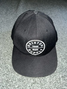 Black Brixton SnapBack “brixton Supply Trademark Embroiderd Hat Cap One Size - Picture 1 of 6