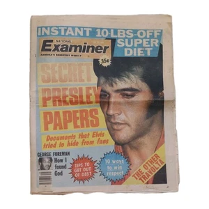 1978 20. JUNI NATIONAL EXAMINER ZEITUNG - GEHEIME ELVIS PRESLEY PAPIERE - NP 4727 - Bild 1 von 17