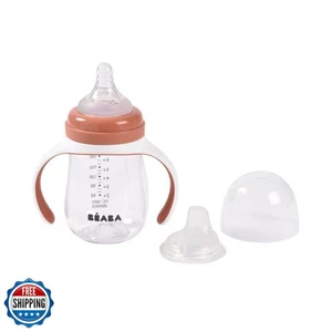 BEABA Biberon 2 in 1 a Transition Sippy Cup, senza fuoriuscita Sippy Cup, incluso - Foto 1 di 5