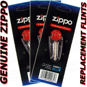 Genuine Zippo Replacement Flint 2406N 3 Packs 18 Flints FREE SHIPPING NEW - Picture 1 of 1