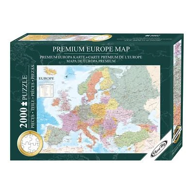 CLOSE UP Europakarte Puzzle 2000 Teile Englisch 96,6 x 68,8 cm
