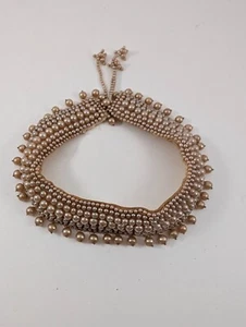 Vintage Faux Pearl Cream Collar Choker Necklace Glentex 1950's - Picture 1 of 12
