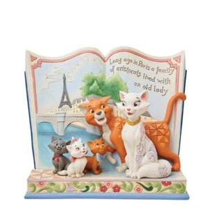 Walt Disney jim Shore Aristogatti Storybook The Aristocats 6013080 - Foto 1 di 4