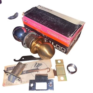 Corbin Fortune 1400 Cylindrical Lockset 833-1420 - Locksmith Chrome/ Copper - Picture 1 of 7
