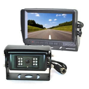 Telecamera di backup inversa otturatore motorizzato + monitor 7"" per rimorchio camper - Foto 1 di 10