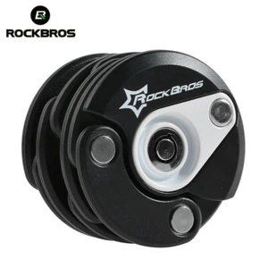 RockBros Bike Lock Anti Theft Mini Foldable Password Cycling Hamburger Lock - Picture 1 of 12