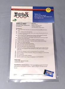 Digitrax DH127MT HO Scale 21 Pin 2 function decoder. NIP - Picture 1 of 1