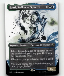 MTG Ezuri, Stalker of Spheres (Showcase) 317 Regular Phyrexia: All Will Be Rare - Picture 1 of 1