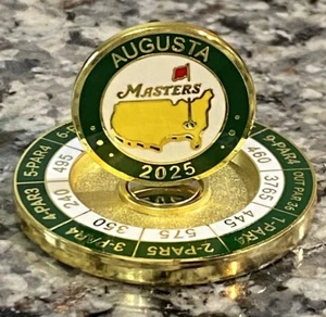 The Masters 2025 Coin with Ball Marker & Augusta National Yardages - Picture 1 of 5