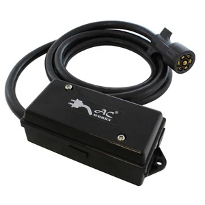 AC WORKS® Heavy-Duty 7-Way Trailer Plug with Junction Box - Bild 1 von 5