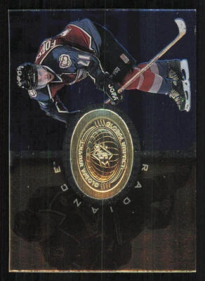 1998-99 SPx Finite Radiance #95 Peter Forsberg GI /3475 - Image 1 of 2