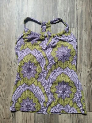 Camiseta sin mangas Prana para mujer floral atlética sin mangas rendimiento ligera cómoda Foto 1 de 4