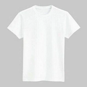 50 Stck. Leer Einfach Weiß Sublimation Zum Selbermachen Bedruckt Polyester Kurzarm T-Shirts - Bild 1 von 4