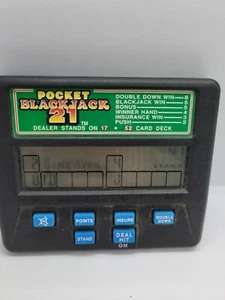 Radica Pocket BlackJack 21 Model 1350 Great Condition Working and Ready to Ship! - Picture 1 of 3
