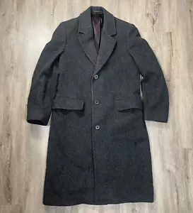 VTG London Fog Peacoat 100% Wool Men's Peacoat 38R Made In USA - Picture 1 of 11