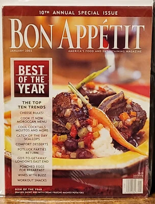 Bon Appetit  Magazine  Jan.  2002 - 10th Annual Special Issue - Best Of The Year - Image 1 of 3