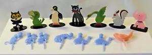 Vintage Plastic Animal Candle Holders & Cake Toppers - Picture 1 of 8