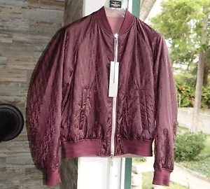 DIOR JACKET 52 logo christian bomber bordeaux red l xl oblique reversible jack - Bild 1 von 21