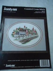 Janlynn Railroad Station Counted Cross Stitch Pattern/Chart #80-72 - Picture 1 of 4