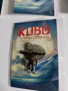4 Pins KUBO & The TWO STRINGS Button 1.25" 2016 Movie Theater Release SEALED NEW - Picture 1 of 4