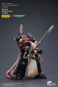 JOYTOY Warhammer 40k Black Templars Primaris Sword Brethren Eberwulf 1/18 Figure - Picture 1 of 7