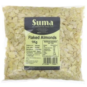 Suma Flaked Almonds 1 kg - Picture 1 of 2